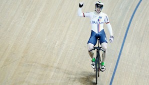 Joachim Eilers holte eine von vier Silbermedaillen für das deutsche Bahnrad-Team