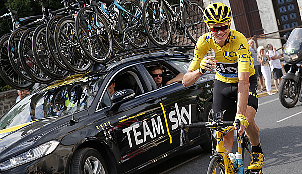 Tour-de-France-Sieger Christopher Froome führ bei der Vuelta auf Rang zwei