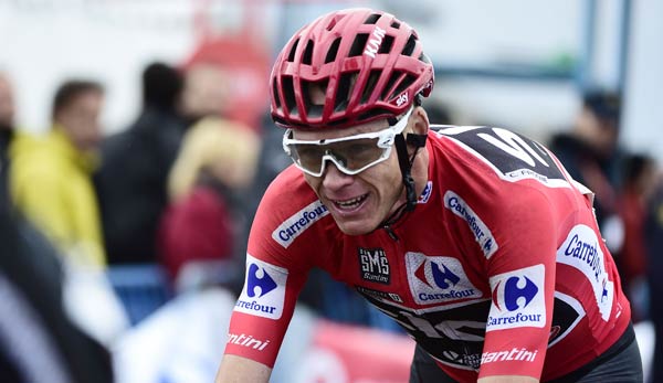 Chris Froome steht bei der Vuelta kurz vor seinem Gesamtsieg