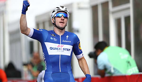 Elia Viviani aus Italien hat die zweite Etappe der Abu Dhabi Tour gewonnen.