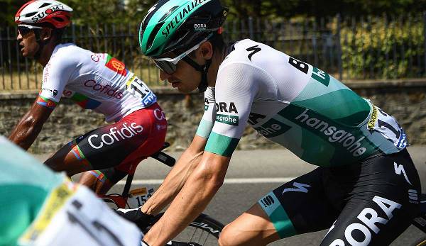 Emanuel Buchmann ist auf der fünften Etappe der 104. Giro d'Italia ohne Zeitverlust geblieben
