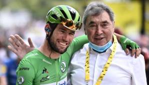 Bricht Mark Cavendish (l.) heute den Rekord von Eddy Merckx?