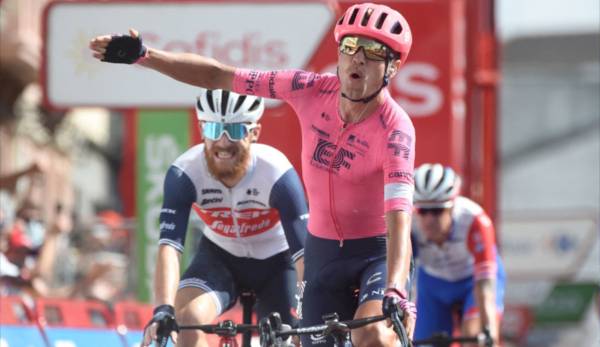Der dänische Radprofi Magnus Cort Nielsen hat die drittletzte Etappe der Spanien-Rundfahrt gewonnen und seinen bereits dritten Tagessieg bei der 76. Vuelta gefeiert.