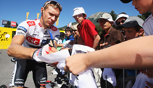 Für Jens Voigt vom Team Saxo Bank wird es die zwölfte Teilnahme bei der Tour de France