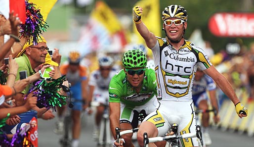 Mark Cavendish gewinnt die fünfte Etappe auf der diesjährigen Tour de France