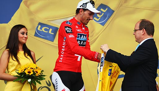 Fabian Cancellara vom Team Saxo Bank hat das Auftaktzeitfahren der Tour de France gewonnen