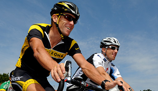 Lance Armstrong liegt derzeit in der Gesamtwertung hinter Alberto Contador auf Platz zwei