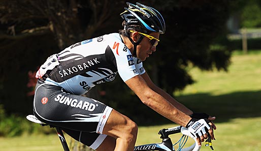 Alberto Contador wurde bei der Teampräsentation der Tour de France ausgepfiffen