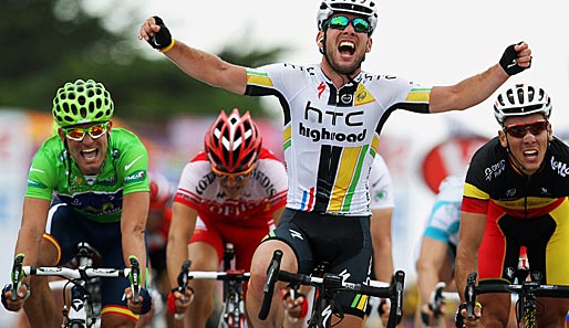 Mark Cavendish holt in Frehel seinen insgesamt 16. Etappensieg bei der Tour de France