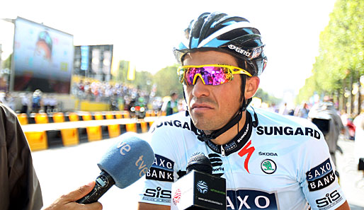 Optimismus sieht anders aus: Alberto Contador gilt trotzdem als Favorit auf den Toursieg