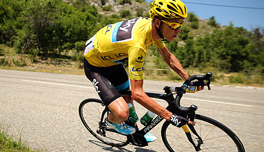 Chris Froome geht mit komfortablen 4:34 Minuten Vorsprung in die Alpe-d'Huez-Etappe
