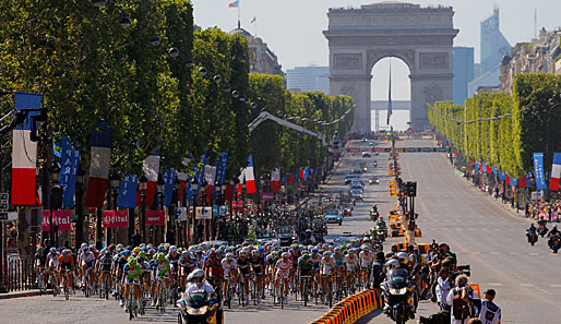 Die Tour de France 2013 wird am Sonntag unter Flutlicht in Paris zu Ende gehen