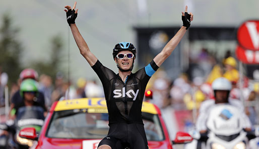 Christopher Froome vom Team Sky hat die achte Etappe der Tour de France für sich entschieden