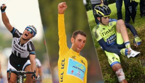 Vincenzo Nibali und Marcel Kittel überragten, Chris Froome und Alberto Contador stürzten