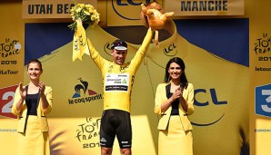 Mark Cavendish hat sich auf der ersten Etappe den Sieg gesichert
