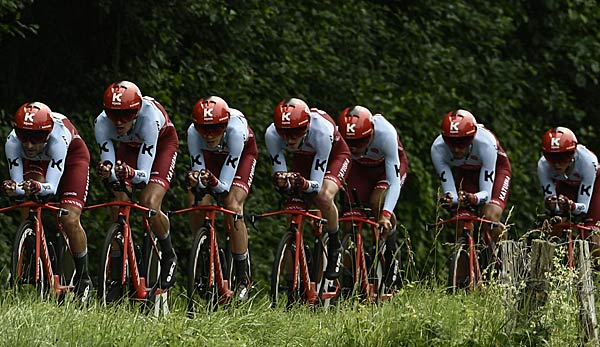 Bei der Tour de France steht das Teamzeitfahren an.