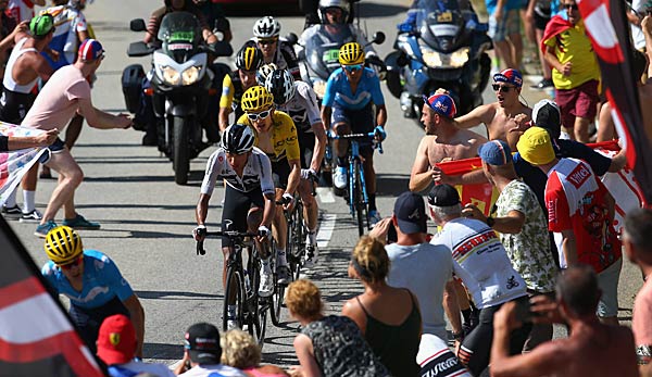 Die 14. Etappe der Tour de France endet mit einer Bergankunft.