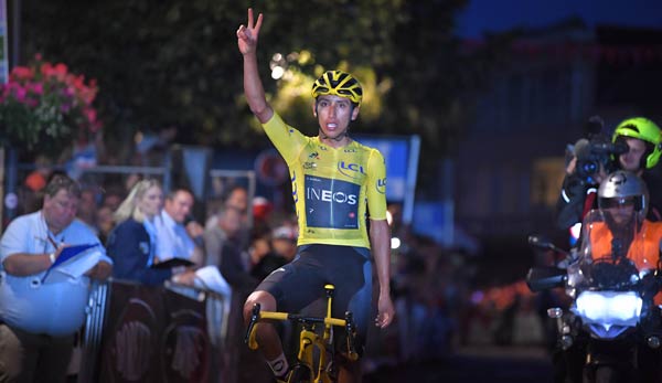 Der Kolumbianer Egan Bernal gewann die Tour de France im Jahr 2019.