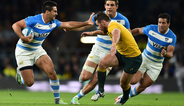 Australien und Argentinien maßen sich zuletzt im Rugby Union