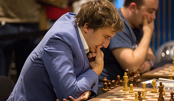 Sergey Karjakin hat durch einen Fehler seines Gegners gewonnen