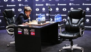 Sergei Karjakin konnte den Weltmeister noch nicht stürzen