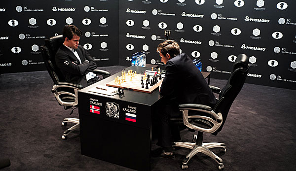 Magnus Carlsen und Sergej Karjakin trennten sich erneut remis