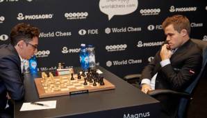 Heute ist Ruhetag zwischen Fabiano Caruana und Magnus Carlsen.