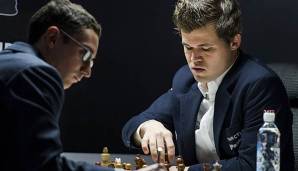 Vier Stunden dauerte das Match zwischen Carlsen und Caruana.