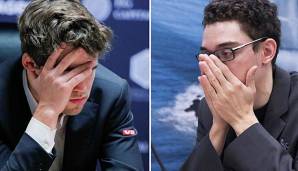 Magnus Carlsen und Fabiano Caruana trennen sich erneut Unentschieden.