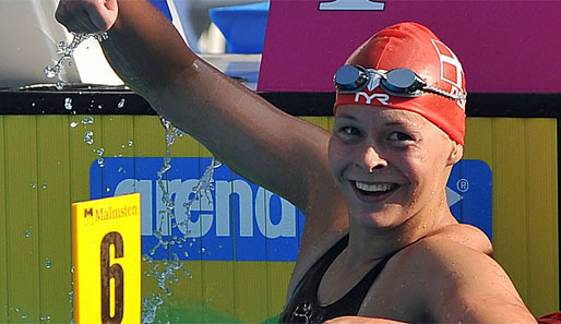 Lotte Friis gewann bei den Olympischen Sommerspielen 2008 in Peking Bronze über 800 Meter Freistil