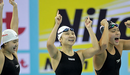 Chinas 4x200m-Freistil-Staffel sorgte für den ersten Weltrekord des Jahres