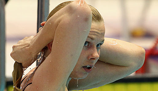 Britta Steffen war nach enttäuschenden Ergebnis fluchtartig von der Schwimm-WM abgereist