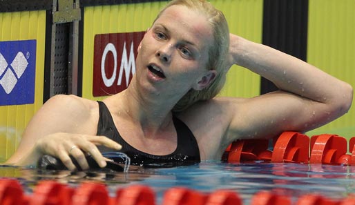 Deutschlands Schwimmstar Britta Steffen hat derzeit eine gute Form