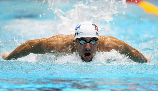 Der 14-fache Olympiasieger Michael Phelps gewann über seine Paradestrecke souverän