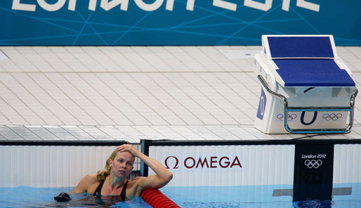 Die deutschen Schwimmer um Britta Steffen enttäuschten bei den Olympischen Spielen in London