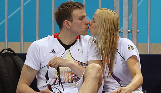 Deutsches Schwimm-Paar: Paul Biedermann mit Britta Steffen
