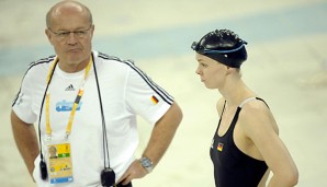 Norbert Warnatzsch (l.) war zehn Jahre lang der Trainer von Britta Steffen