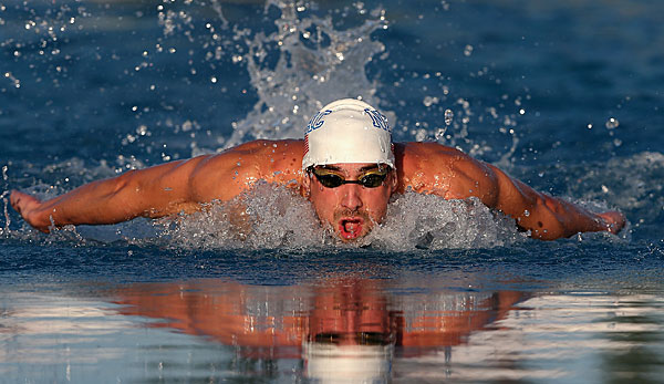 Michael Phelps war mit seiner Leistung zufrieden