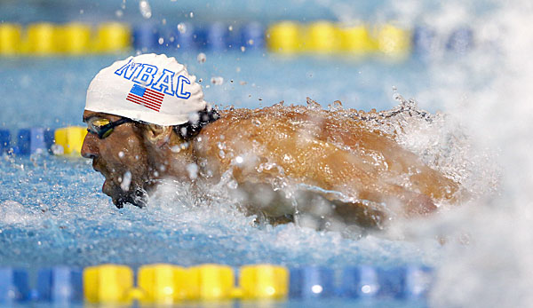Michael Phelps setzte sich über 100 m Schmetterling in Charlotte durch