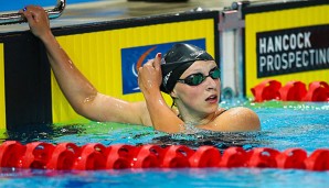 Katie Ledecky nahm 2012 als jüngste Teilnehmerin der USA bei den Olympischen Sommerspielen teil