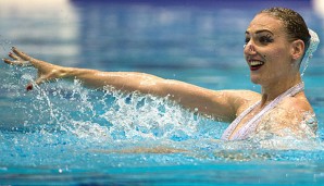 Svetlana Romashina schnappte sich im Synchronschwimmen die Goldmedaille