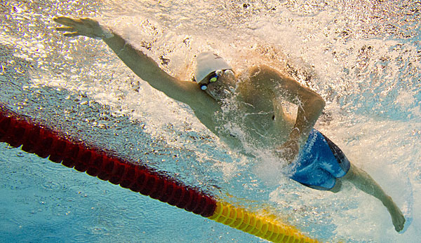 In Peking schwamm Paul Biedermann knapp am Podest vorbei