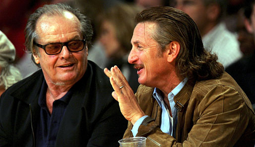 Jack Nicholson (l.) und Sean Penn (r.)