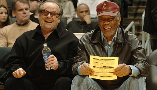 Jack Nicholson (l.) und Morgan Freeman (r.)