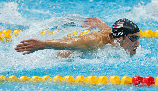 Mit 14 Goldmedaillen ist Schwimmer Michael Phelps der erfolgreichste Olympionike aller Zeiten