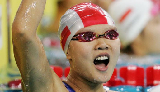 Jing Zhao knackte den Weltrekord über 50m Rücken