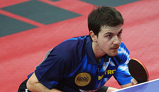 Timo Boll blieb bei Weltmeisterschaften und Olympischen Spielen im Einzel bisher ohne Medaille