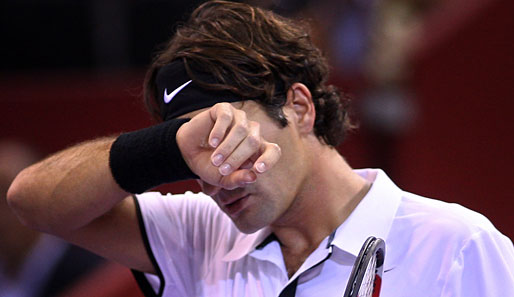 Roger Federer verlor die Auftaktpartie beim Masters-Cup in Schanghai