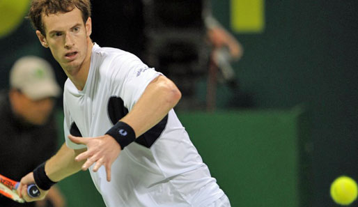 Andy Murray fegte Andy Roddick im Finale von Doha vom Platz