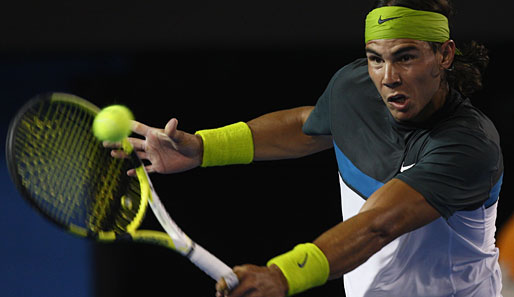 Die Nummer eins der Weltrangliste Rafael Nadal steht in Melbourne im Halbfinale